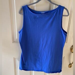 Duluth Trading Co royal blue boatneck tank. Size XL. Never worn.